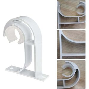 YMYNY 4 pieces ceiling curtain rod bracket, wall curtain rod bracket made of aluminum alloy, suitable for rod diameter 26-32 mm