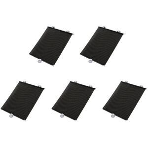 TLILY 5X Sun Shade Roller Blinds Blackout Suction Cup Blinds Curtains for Living Room Kitchen Office Car Window Perforated Curtain Free a