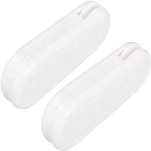 Alwaysh - Curtain Cord Weights, 2 Pack Plastic Pendants for Vertical Blinds and Curtains - White
