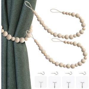 Ccykxa - 2 Pièces Bohème Embrases pour Rideaux, Attaches Rideaux, Embrasses à Rideaux - pour Mur,Ferme,fenêtre,Chambre à Coucher,Salle à