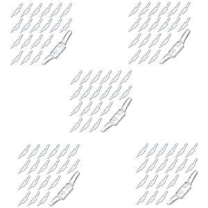 TLILY 100Pcs Blind Cord Safety Cleat Blind Rope Cleat Window Cord Cleat for Home Window Blinds Curtains Sun Shades Ropes TLILY 100Pcs Blind Cord Safety Cleat Blind Rope Cleat Window Cord Cleat for Home Window Blinds Curtains Sun Shades Ropes