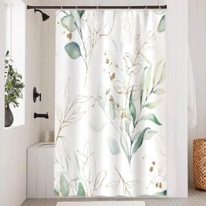 Linghhang - 120x180 cm,Eucalyptus Shower Curtain, Green Leaf Plant Shower Curtain Anti-Mold Shower Curtain Waterproof Polyester Fabric Bathroom Linghhang - 120x180 cm,Eucalyptus Shower Curtain, Green Leaf Plant Shower Curtain Anti-Mold Shower Curtain Waterproof Polyester Fabric Bathroom