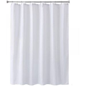 1PC 100X200CM, White, Waterproof and mildew-resistant white shower curtain bathroom curtains with rust-proof eyelets and hooks Ymyny 1PC 100X200CM, White, Waterproof and mildew-resistant white shower curtain bathroom curtains with rust-proof eyelets and hooks Ymyny