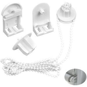 Csparkv - 25mm Roller Blind Chain Clutch,Adjustable Bead Roller Blind,Side Pulley Chain Kit,Clamp Bracket for Double Roller Blinds,Blackout Blind,3m Csparkv - 25mm Roller Blind Chain Clutch,Adjustable Bead Roller Blind,Side Pulley Chain Kit,Clamp Bracket for Double Roller Blinds,Blackout Blind,3m