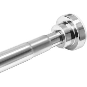 BRISUNSHINE 65-100cm Extendable Shower Curtain Tension Rod Telescopic Rail Stainless Steel Bath Closet Hanging Pole BRISUNSHINE 65-100cm Extendable Shower Curtain Tension Rod Telescopic Rail Stainless Steel Bath Closet Hanging Pole