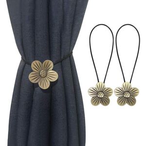 Alwaysh - Set of 2PCS Magnetic Curtain Tiebacks, Practical Magnetic Curtain Holdbacks, Exquisite Flower Shape, Curtain Buckle No Drilling, Chic Alwaysh - Set of 2PCS Magnetic Curtain Tiebacks, Practical Magnetic Curtain Holdbacks, Exquisite Flower Shape, Curtain Buckle No Drilling, Chic