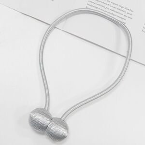 Alwaysh - Curtain Tiebacks, 2 Magnetic Curtain Tiebacks, Curtain Holders, Curtain Tiebacks, Curtain Holdbacks for Home Office Decoration, Grey Alwaysh - Curtain Tiebacks, 2 Magnetic Curtain Tiebacks, Curtain Holders, Curtain Tiebacks, Curtain Holdbacks for Home Office Decoration, Grey