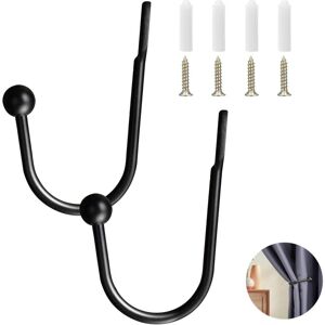 Alwaysh - items Curtain Tiebacks Hooks, Metal Curtain Tiebacks with 4pcs Screws, U-Shaped Curtain Holdbacks for Sheer Curtains, Living Room, Bedroom, Alwaysh - items Curtain Tiebacks Hooks, Metal Curtain Tiebacks with 4pcs Screws, U-Shaped Curtain Holdbacks for Sheer Curtains, Living Room, Bedroom,