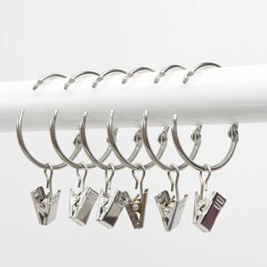 TRIMEC Anneaux pour Rideaux,40 Pièces Anneau Rideau avec Pinces,Décoratif Métal Drapé Clip Crochets Ensemble Diamètre Intérieur de 38 mm TRIMEC Anneaux pour Rideaux,40 Pièces Anneau Rideau avec Pinces,Décoratif Métal Drapé Clip Crochets Ensemble Diamètre Intérieur de 38 mm