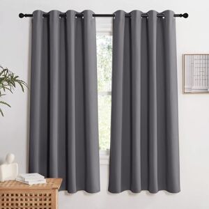 LONGZIMING Blackout Curtain - Thermal Insulated Curtains Anti uv, Set of 2 Blackout Curtains Indoor Drapes Decoration for Home Bedroom Window with Grommets, 140 LONGZIMING Blackout Curtain - Thermal Insulated Curtains Anti uv, Set of 2 Blackout Curtains Indoor Drapes Decoration for Home Bedroom Window with Grommets, 140