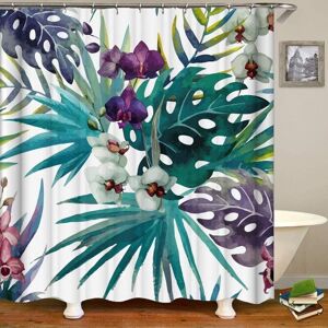 CCYKXA 180x200cm Purple Leaves Shower Curtain Bathroom Curtains, Waterproof Washable Fabric Polyester 3D Plant Digital Printing Art Decorations CCYKXA 180x200cm Purple Leaves Shower Curtain Bathroom Curtains, Waterproof Washable Fabric Polyester 3D Plant Digital Printing Art Decorations