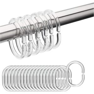 Csparkv - 24 Pack Curtain Rings: The plastic curtain hooks kit has 24 rings, enough for your replacement and daily use. Its size is 4.4 x 2.8 x 0.55 Csparkv - 24 Pack Curtain Rings: The plastic curtain hooks kit has 24 rings, enough for your replacement and daily use. Its size is 4.4 x 2.8 x 0.55