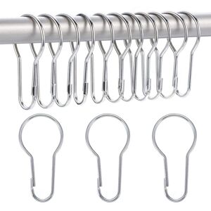 Csparkv - 40 Pack Shower Curtain Rings Hanging Hooks for Sorting and Organizing Csparkv - 40 Pack Shower Curtain Rings Hanging Hooks for Sorting and Organizing
