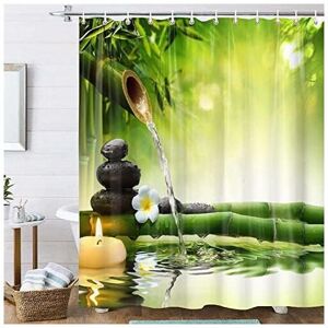 CSPARKV Anti-Mold Shower Curtain Pebble Zen Print Shower Curtain Waterproof Fabric Polyester 180cm180cm 3D Orchid Bamboo Shower Curtain Machine Washable CSPARKV Anti-Mold Shower Curtain Pebble Zen Print Shower Curtain Waterproof Fabric Polyester 180cm180cm 3D Orchid Bamboo Shower Curtain Machine Washable