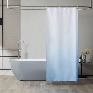 CSPARKV Light Blue Gradient Shower Curtain Anti Mold Fabric Machine Washable Small Shower Curtains for Camper Van Waterproof Polyester Shower Cabin 90x180cm CSPARKV Light Blue Gradient Shower Curtain Anti Mold Fabric Machine Washable Small Shower Curtains for Camper Van Waterproof Polyester Shower Cabin 90x180cm