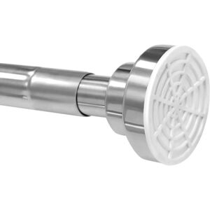 Brisunshine - Extendable Shower Curtain Pole Telescopic Tension Rod 105-170cm Stainless Steel Bath Closet Hanging Pole Brisunshine - Extendable Shower Curtain Pole Telescopic Tension Rod 105-170cm Stainless Steel Bath Closet Hanging Pole
