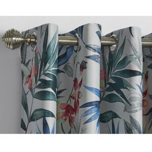 Alan Symonds - Florida Eyelet Ring Top Curtains Thermally Efficient Blackout Curtain 90x108' Alan Symonds - Florida Eyelet Ring Top Curtains Thermally Efficient Blackout Curtain 90x108'