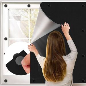 WOIYIC Magnetic Blackout Window Blind No Drilling 400x145CM Blackout Blind Insulation Fabric for Roof Window - Sun Protection Portable Window Blackout Film WOIYIC Magnetic Blackout Window Blind No Drilling 400x145CM Blackout Blind Insulation Fabric for Roof Window - Sun Protection Portable Window Blackout Film