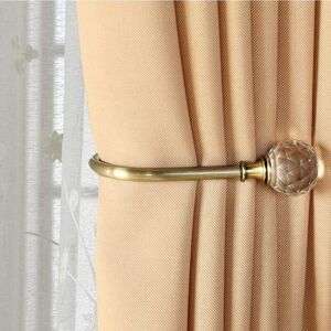 LINGHHANG 2 Pack (Bronze) Curtain Tiebacks Wall Hooks U Metal Curtain Tiebacks, Metallic Curtain LINGHHANG 2 Pack (Bronze) Curtain Tiebacks Wall Hooks U Metal Curtain Tiebacks, Metallic Curtain
