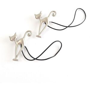 YMYNY Pack of magnetic curtain tiebacks, magnetic curtain holder, curtain buckle, lovely cat pattern, curtain clips, curtain accessories for home, living YMYNY Pack of magnetic curtain tiebacks, magnetic curtain holder, curtain buckle, lovely cat pattern, curtain clips, curtain accessories for home, living