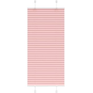 vidaXL Pink Pleated Blind - 65 x 100 cm Pleated Fabric Window Covering vidaXL Pink Pleated Blind - 65 x 100 cm Pleated Fabric Window Covering