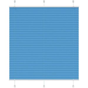 vidaXL Blue Polyester Pleated Blind - Pleated Blind vidaXL Blue Polyester Pleated Blind - Pleated Blind