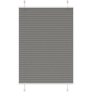 vidaXL Pleated Blind - Anthracite - Durable Polyester, Modern Design vidaXL Pleated Blind - Anthracite - Durable Polyester, Modern Design