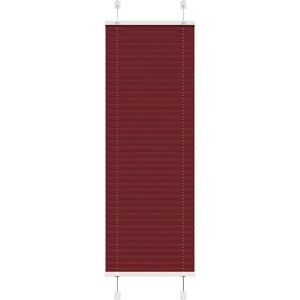 vidaXL Bordeaux Red 50x100 cm Pleated Blind - Pleated Blind vidaXL Bordeaux Red 50x100 cm Pleated Blind - Pleated Blind