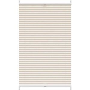 vidaXL Cream 90x150cm Pleated Window Curtain Sunshade vidaXL Cream 90x150cm Pleated Window Curtain Sunshade