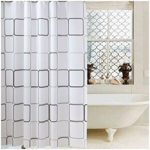 Serbia - Rideau de Douche Anti-moisissure antibactérien, imperméable, Rideaux de Douche Opaques (Grand carré), Rideau de Douche 180 x 220cm Serbia - Rideau de Douche Anti-moisissure antibactérien, imperméable, Rideaux de Douche Opaques (Grand carré), Rideau de Douche 180 x 220cm