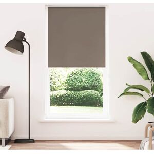 vidaXL Blackout Roller Blind - 115x210 cm Fabric Width 60.7 cm - Brown vidaXL Blackout Roller Blind - 115x210 cm Fabric Width 60.7 cm - Brown