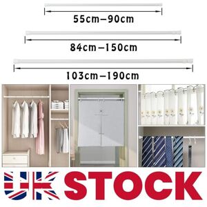 Shower Curtain Pole, 2PCS 103-190cm Net Tension Rod Extendable No Drill Adjustable Curtain Rod Shower Rail Telescopic Voile Tension Pole Curtain Rod Shower Curtain Pole, 2PCS 103-190cm Net Tension Rod Extendable No Drill Adjustable Curtain Rod Shower Rail Telescopic Voile Tension Pole Curtain Rod