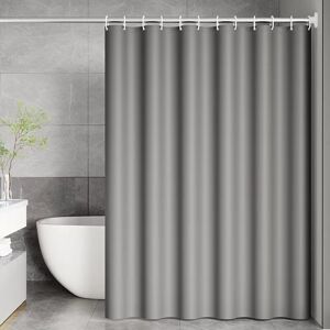 CSPARKV Shower Curtain,Anti Mold,Grey,Small,Polyester Fabric,Waterproof,Machine Washable Bath Curtains,80 x 180cm CSPARKV Shower Curtain,Anti Mold,Grey,Small,Polyester Fabric,Waterproof,Machine Washable Bath Curtains,80 x 180cm