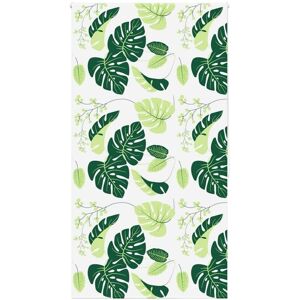 vidaXL Shower Curtain Green Leaves 140x240cm - Shower Curtain vidaXL Shower Curtain Green Leaves 140x240cm - Shower Curtain
