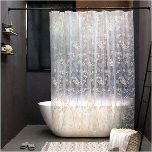 Linghhang - Size: 120 x 200cm)White Translucent Shower Curtain, Eva Waterproof Shower Curtain, White Shower Curtain Ring, Bathroom Window Curtain Linghhang - Size: 120 x 200cm)White Translucent Shower Curtain, Eva Waterproof Shower Curtain, White Shower Curtain Ring, Bathroom Window Curtain