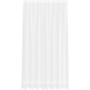 vidaXL White Floral Polyester Curtains - Curtains vidaXL White Floral Polyester Curtains - Curtains