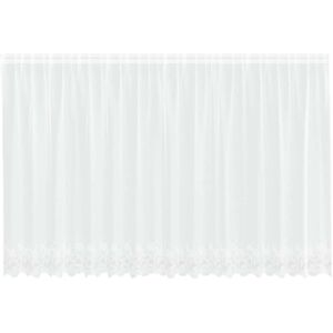 vidaXL White Floral Polyester Curtains - Curtains vidaXL White Floral Polyester Curtains - Curtains