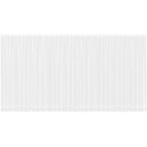 vidaXL Curtains with Floral White Polyester - Curtains - Windows vidaXL Curtains with Floral White Polyester - Curtains - Windows