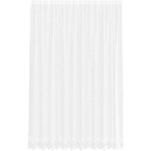 vidaXL Curtains with Floral White Polyester - Curtains vidaXL Curtains with Floral White Polyester - Curtains