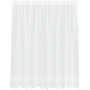 Lace Curtain with Curtains White 200x140cm Polyester vidaXL Lace Curtain with Curtains White 200x140cm Polyester vidaXL