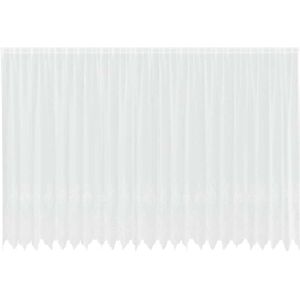 Lace Curtain with Curtains White 600x200cm Polyester vidaXL Lace Curtain with Curtains White 600x200cm Polyester vidaXL