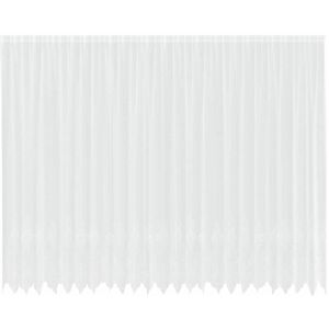 Lace Curtain with Curtains White 600x260cm Polyester vidaXL Lace Curtain with Curtains White 600x260cm Polyester vidaXL