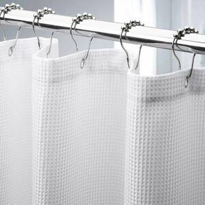 Waffle Shower Curtain, Heavy Duty Fabric Shower Curtains With Waffle Weave Hotel Quality Bathroom Shower Curtains, 72 x 72 Inches Waffle Shower Curtain, Heavy Duty Fabric Shower Curtains With Waffle Weave Hotel Quality Bathroom Shower Curtains, 72 x 72 Inches