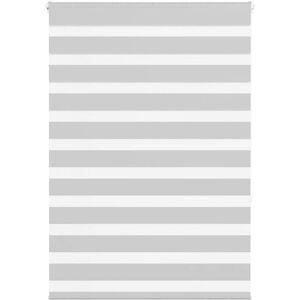 vidaXL Zebra Blinds - Light Grey - Durable Polyester - Modern - 95x150 cm vidaXL Zebra Blinds - Light Grey - Durable Polyester - Modern - 95x150 cm