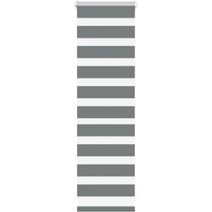 vidaXL Zebra Blind Dark Grey 50x100cm Fabric Width 40 vidaXL Zebra Blind Dark Grey 50x100cm Fabric Width 40