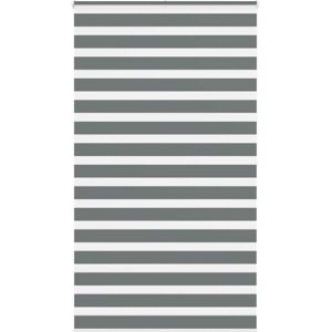 Zebra Blind Dark Grey 125x200 cm Fabric Width 120.9 cm Polyester Vidaxl Zebra Blind Dark Grey 125x200 cm Fabric Width 120.9 cm Polyester Vidaxl