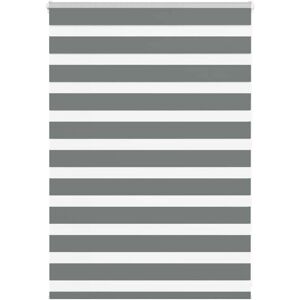 Zebra Blind Dark Grey 115x100 cm Fabric Width 110.9 cm Polyester Vidaxl Zebra Blind Dark Grey 115x100 cm Fabric Width 110.9 cm Polyester Vidaxl