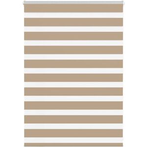 vidaXL Zebra Blinds - 110x100 cm Durable Polyester Braun vidaXL Zebra Blinds - 110x100 cm Durable Polyester Braun