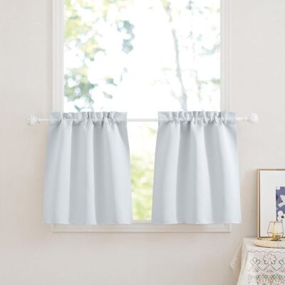AUTRUCKER Blackout & Thermal-Insulating Room Divider Curtains for Wardrobe Decoration - 132 x 46 cm - Set of 2 AUTRUCKER Blackout & Thermal-Insulating Room Divider Curtains for Wardrobe Decoration - 132 x 46 cm - Set of 2