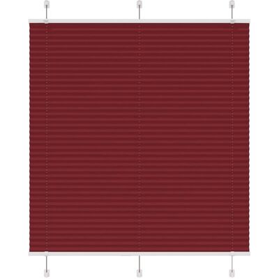 vidaXL Bordeaux Red Pleated Blind - Pleated Blind vidaXL Bordeaux Red Pleated Blind - Pleated Blind